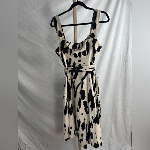 Stine Goya Gina Dress Estimated Size Medium Tie Dye Day Midi Dress Beige Black - Picture 5 of 12